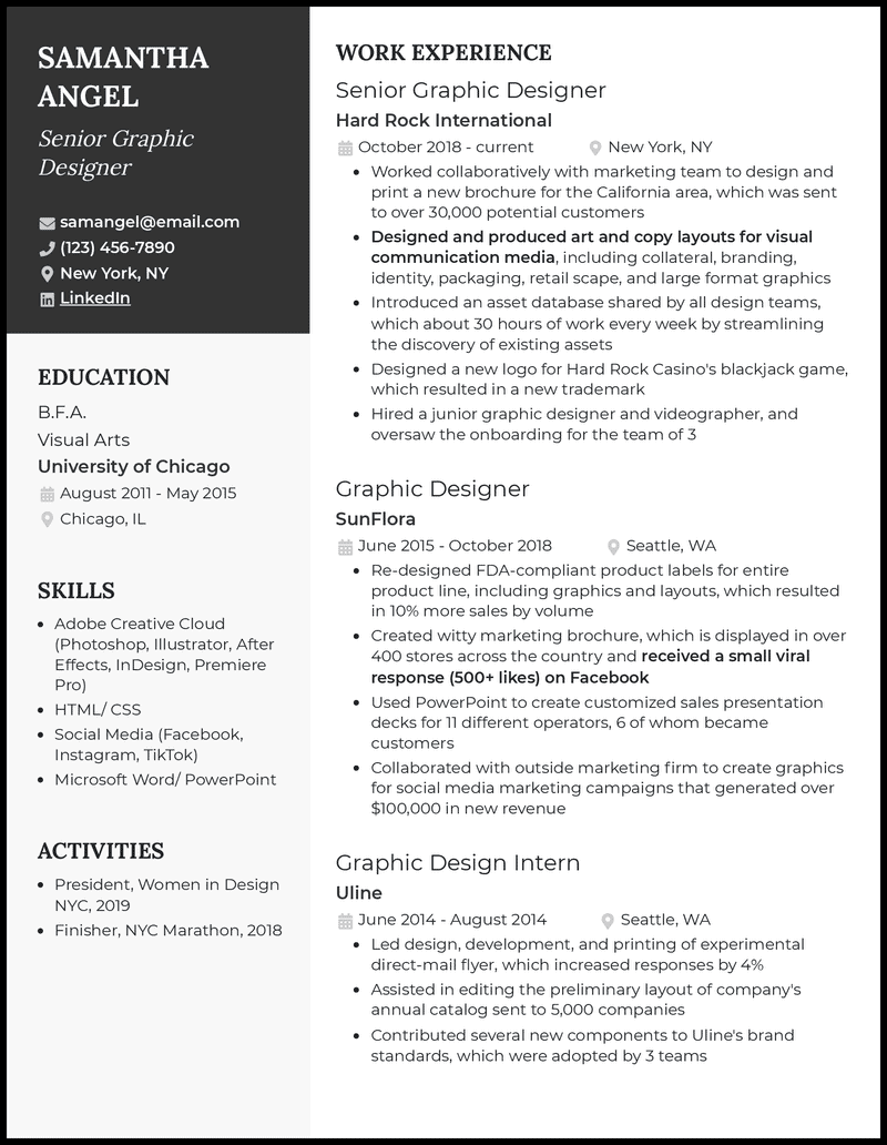 Role Senior Experiential Graphic Designer